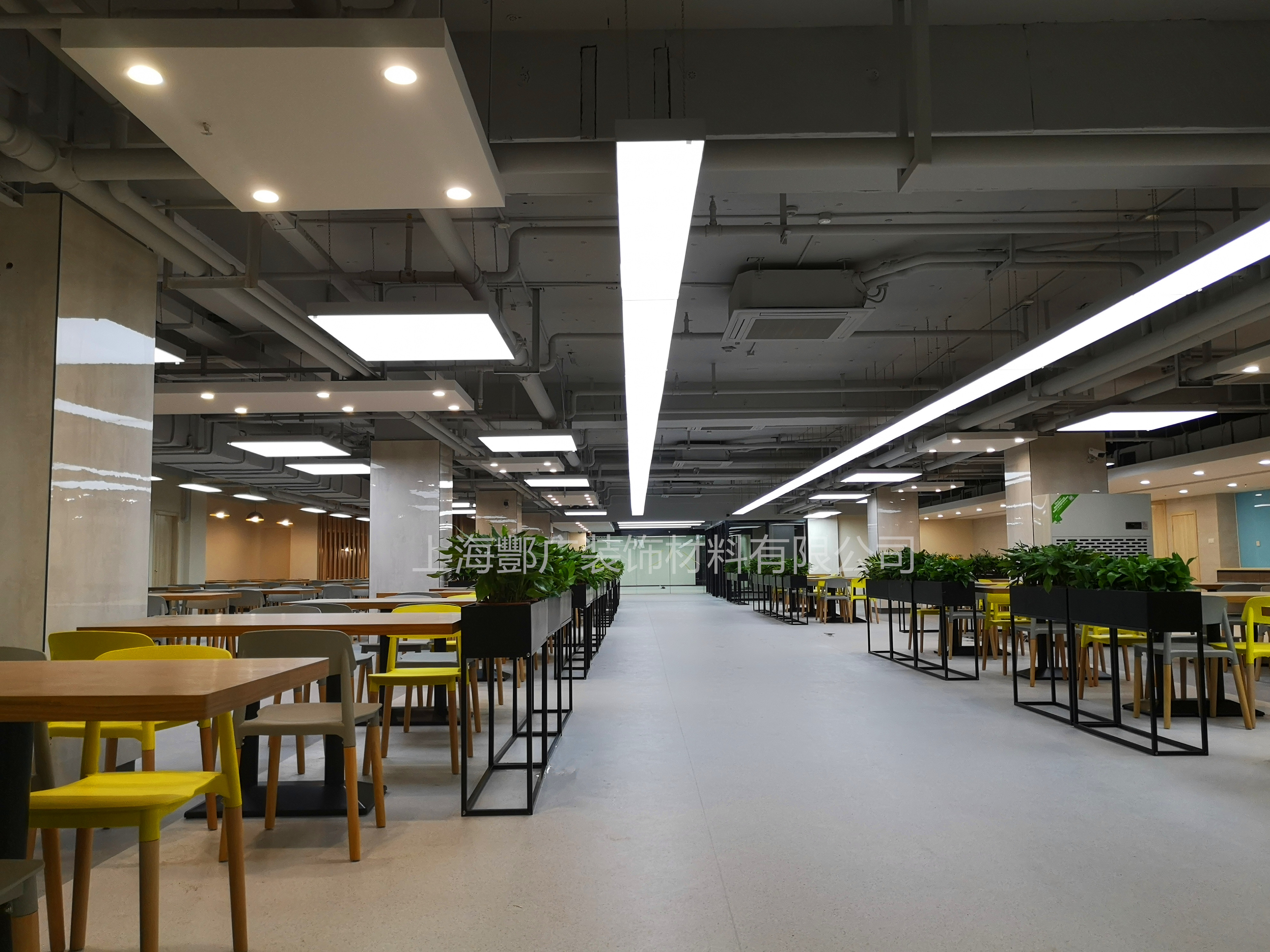 上海原能細胞餐廳地板項目